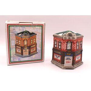 Vintage Village Night Light American Landmarks Gem Drugs Store Porcelain w/Box